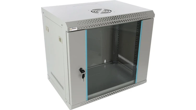 Szafa wisząca RWA954-G 9U 19 szara 540x501x400mm 30kg