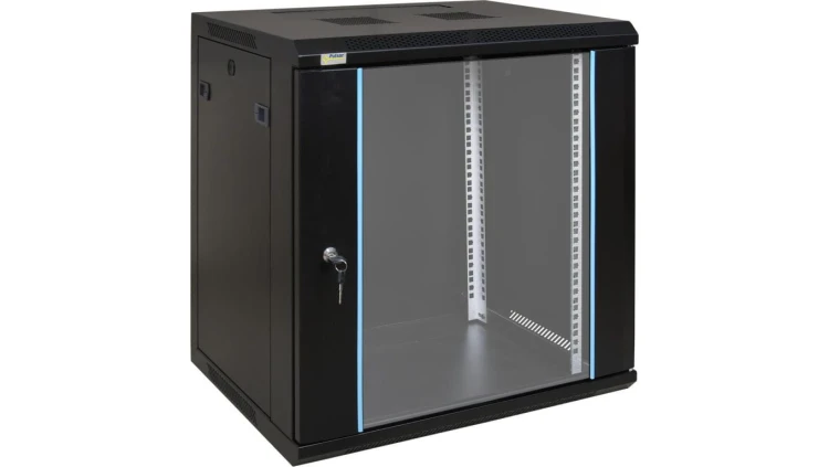 Szafa wisząca RW1264 12U 19 czarna spawana 600x636x450mm 70kg