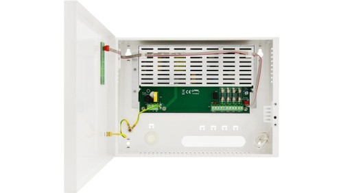 Zasilacz wielowyjściowy w metalowej obudowie z wyjściem awarii, regulacją napięcia wyjściowego 4x1A HPSDC-12V4X1A