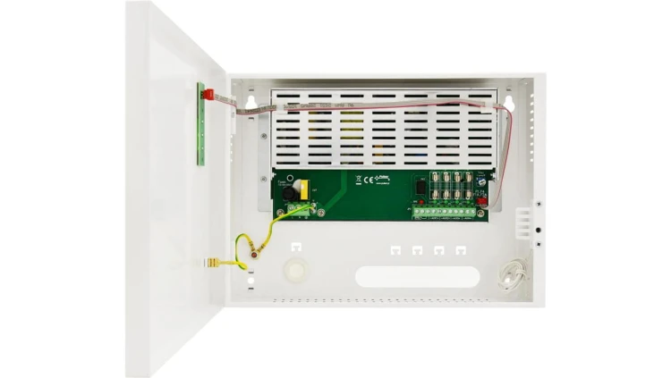Zasilacz wielowyjściowy w metalowej obudowie z wyjściem awarii, regulacją napięcia wyjściowego 4x1A HPSDC-12V4X1A