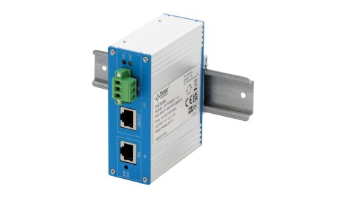 Splitter PoE (przetwornica) SP-POE60G na szynę DIN, do pracy w sieciach Gigabitowych