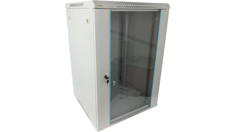 Szafa wisząca RWA1866-G 18U 19 szara 600x901x600mm 50kg