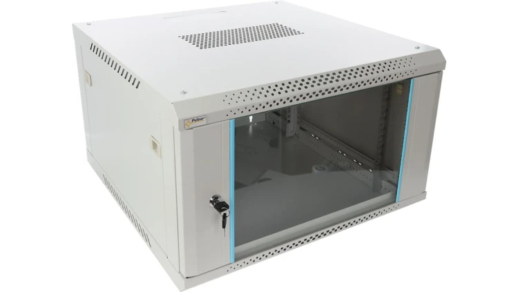 Szafa wisząca RWA666-G 6U 19 szara 600x368x600mm 50kg