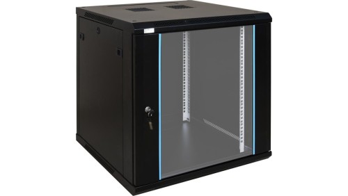 Szafa wisząca RWA1266 12U 19 czarna 600x636x600mm 70kg