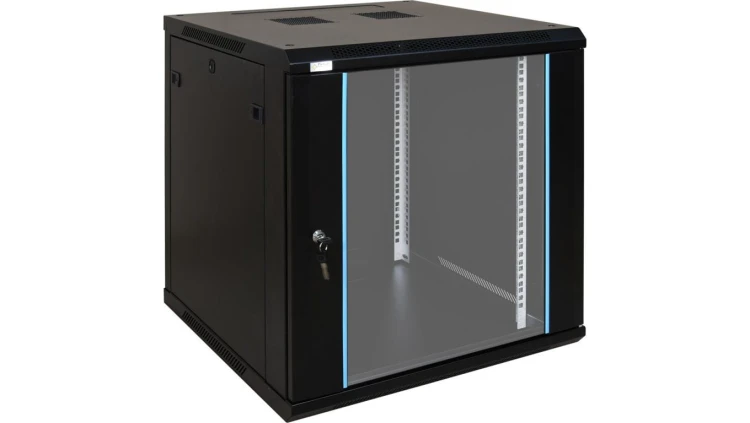 Szafa wisząca RWA1266 12U 19 czarna 600x636x600mm 70kg