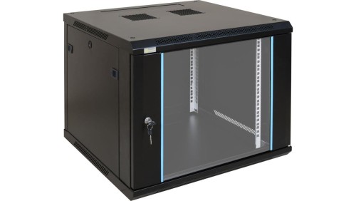 Szafa wisząca RWA966 9U 19 czarna 600x502x600mm 70kg