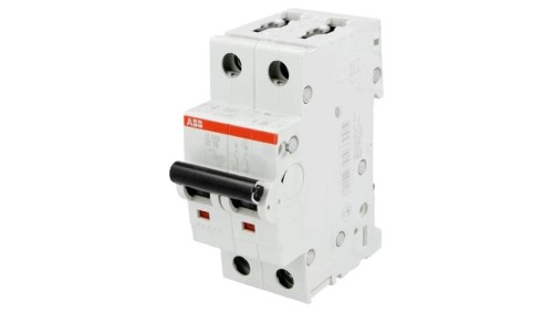 S202-B16 Wyłącznik nadprądowy 230/400VAC Iznam: 16A Bieguny: 2, 6kA IP20