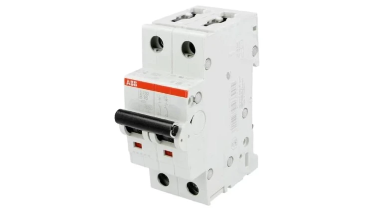 S202-B16 Wyłącznik nadprądowy 230/400VAC Iznam: 16A Bieguny: 2, 6kA IP20