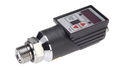 Czujnik ciśnienia śr: 38mm dł: 122mm 0-10bar 12-32V DC G1/2 cala 2xPNP NC/NO złącze wtykowe M12 4-pin IP65 DW34311D