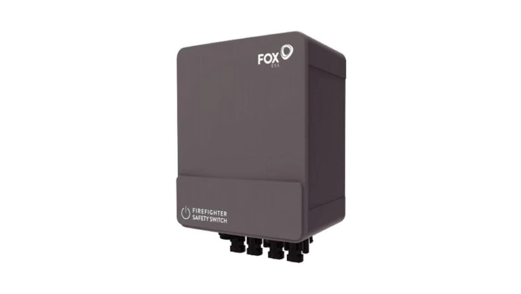 Przeciwpożarowy wyłącznik prądu FoxESS S-Box - 2 stringi