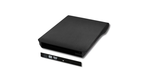 Qoltec Obudowa/kieszeń na napęd optyczny CD/DVD SATA USB 2.0 12.7mm wbudowany kabel