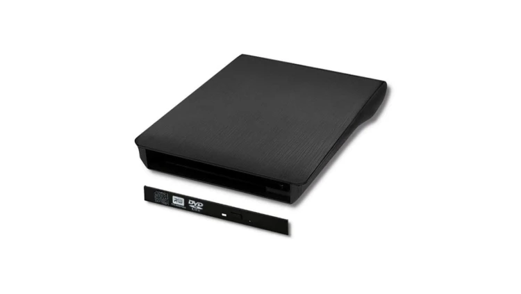 Qoltec Obudowa/kieszeń na napęd optyczny CD/DVD SATA USB 2.0 12.7mm wbudowany kabel