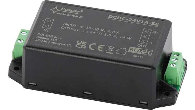 Przetwornica podwyższająco-obniżające napięcie (UOUT / UIN) DCDC-24V1A-SE