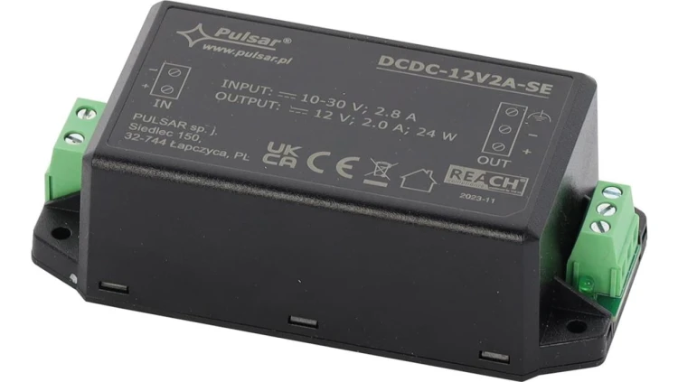 Przetwornica podwyższająco-obniżające napięcie (UOUT / UIN) DCDC-12V2A-SE