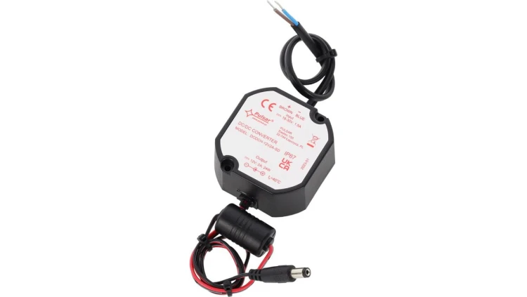 Przetwornica obniżająca napięcie 18-30V → 12V max. 2A IP67 DCDCH-12V2A-SD