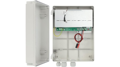 System zasilania buforowego dla switchy PoE, 52VDC/7Ah/60W, obudowa ABS IP44 SWBH-60
