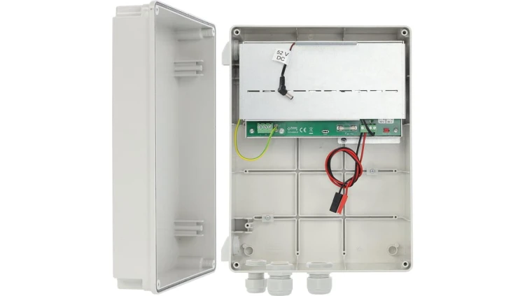 System zasilania buforowego dla switchy PoE, 52VDC/7Ah/60W, obudowa ABS IP44 SWBH-60