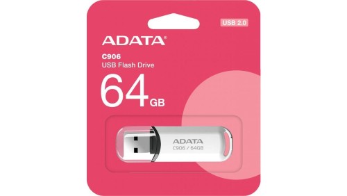 Adata Pendrive C906 64GB USB2.0 biały