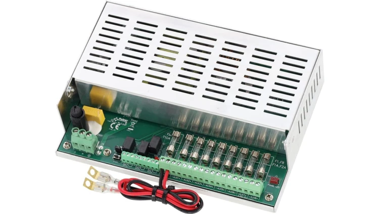 Zasilacz wielowyjściowy buforowy do zabudowy Grade 2 PSDCG2-12V8X1A 13,8V/8A/8x1A