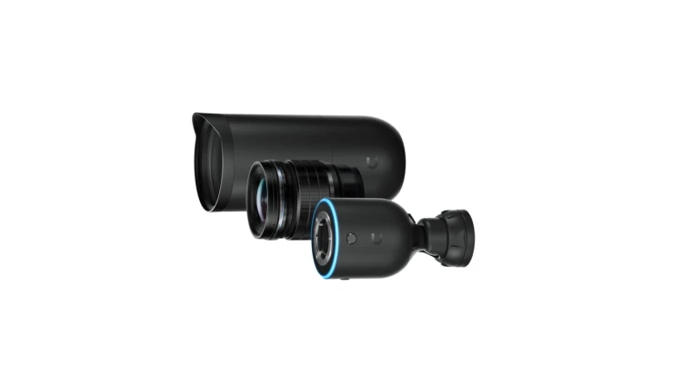 Kamera IP IPX5, 4K 30 fps, PoE+, obiektyw szerokokątny, 1x RJ45 1Gb/s, mikrofon, głośnik Ubiquiti UVC-AI-DSLR