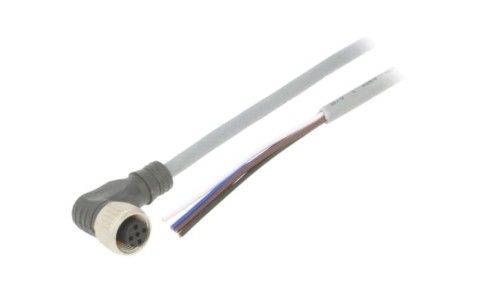 CONE14NF-A2P Przewód przyłączeniowy, PIN: 4, kątowe, 2m, M12, 250VAC, 4A, Żyły: 4