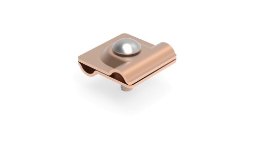 Złącze krzyżowe 1-otworowe miedziane 55.1 CU /95500103/