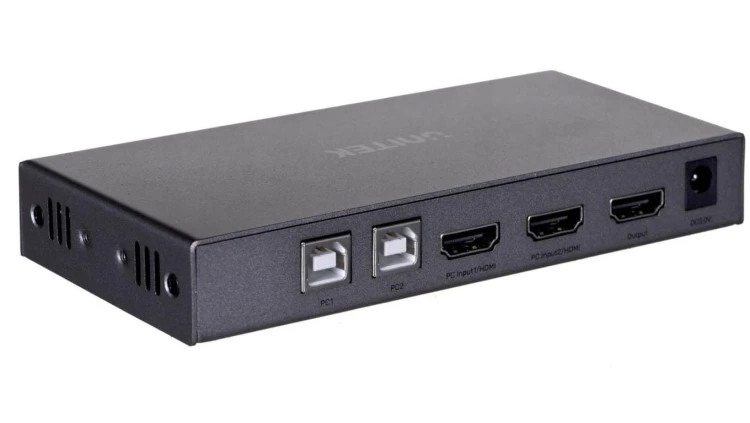 Przełącznik KVM Unitek V307A 4K HDMI 2.0 2w1