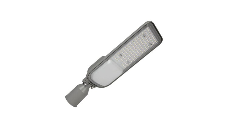 Oprawa Uliczna LED 100W 13500lm 4000K IP65 Szara 5 Lat Gwarancji Regulowany uchwyt 23833