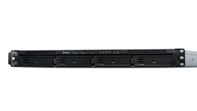 Synology RS1619xs+ 4-zatokowy serwer NAS Intel Xeon 8GB RAM, 4x 1GbE RJ-45 2x M.2 NVMe, RP RACK 1U