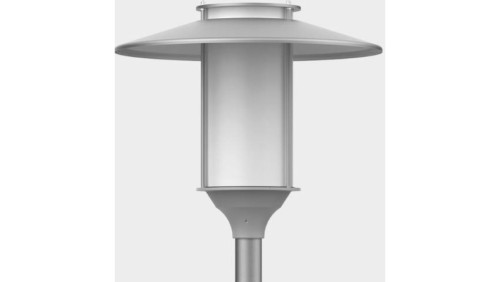Oprawa ELBA LED 3500K malowana RAL9006 z daszkiem anodowanym inox 2131050/3/C45/10kV