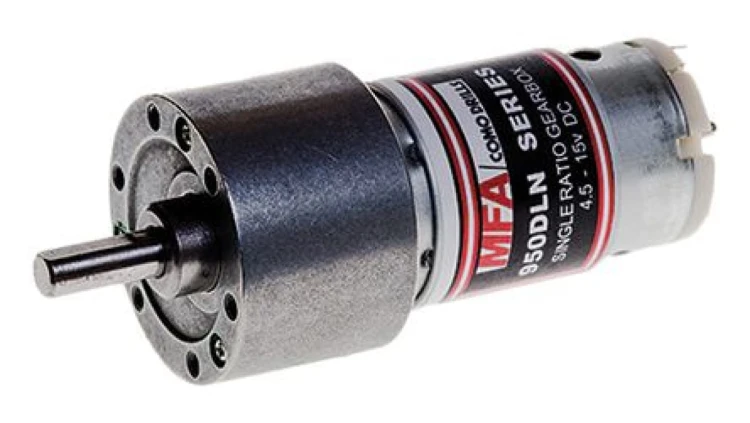 Motoreduktor DC, 840 mA, 7 W, 144 obr./min, 29 Ncm, RS PRO