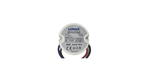 Zasilacz do oświetlenia LED montażowy IP44 45W, 12V, 3,75A, 50x22mm - do Puszki