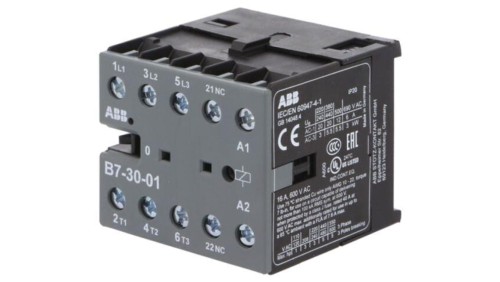 B7-30-01-02 Stycznik 3-biegunowy, NO x3, Styki pomocnicze: NC, 42VAC, 7A, B7