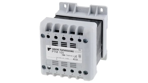 PTM100/230/110V Transformator sieciowy 100VA 230VAC 110V na szynę DIN IP21