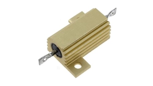 Rezystor drutowy z radiatorem przykręcany 25W 10 Kohm 0-1625971-3