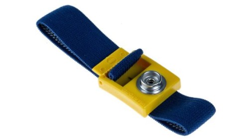 Antystatyczna opaska na nadgarstek, 10mm Tak, RS PRO Pojedynczy przewód
