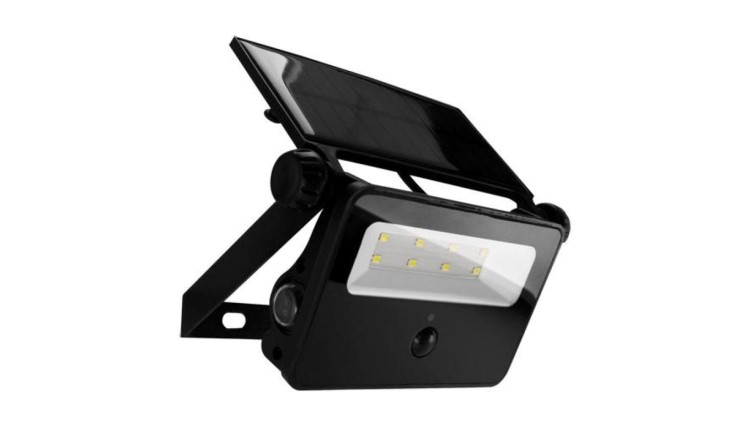 Naświetlacz SANTOR LED solarny 2W CW + czujnik ruchu 04040 STRUHM