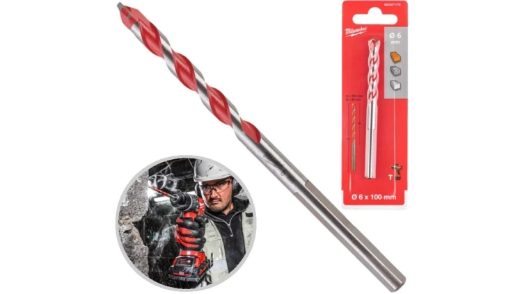 Wiertło udarowe do betonu PREMIUM 6x100mm MILWAUKEE