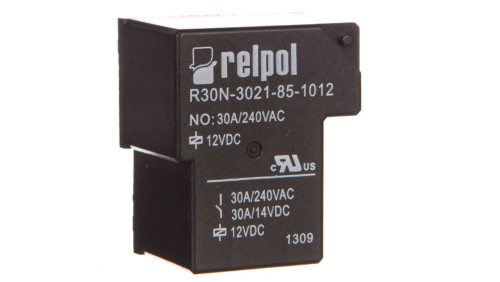 Przekaźnik przemysłowy 1Z 30A 12V DC PCB R30N-3021-85-1012 2614763