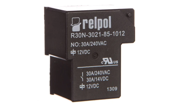 Przekaźnik przemysłowy 1Z 30A 12V DC PCB R30N-3021-85-1012 2614763