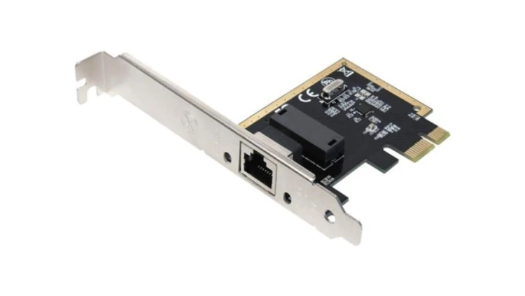 Karta komputerowa: PCIe, RJ45 gniazdo PC0029A