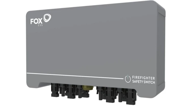 Przeciwpożarowy wyłącznik prądu FoxESS S-Box PLUS - 4 stringi