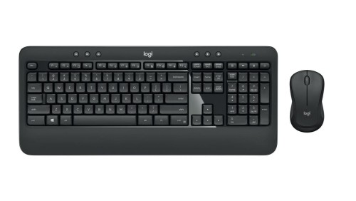 Zestaw klawiatura + mysz membranowa Logitech MK540 920-008685 (USB kolor czarny optyczna 1000 DPI)