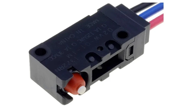 Mikroprzełącznik SNAP ACTION bez dźwigni SPDT 0,1A/125VAC D2VW-01-1M(D)
