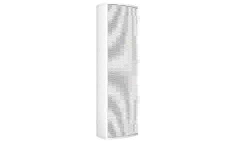 Kolumna głośnikowa aluminiowa biała pełnopasmowa 100V 10W PA PTS300-W