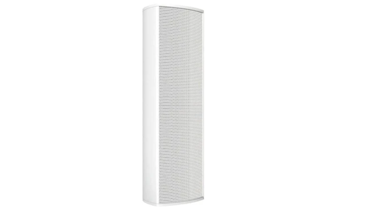 Kolumna głośnikowa aluminiowa biała pełnopasmowa 100V 10W PA PTS300-W