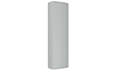Kolumna głośnikowa aluminiowa srebrna PA 4Om 12W PTS300-SI-4