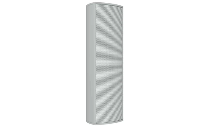 Kolumna głośnikowa aluminiowa srebrna PA 4Om 12W PTS300-SI-4