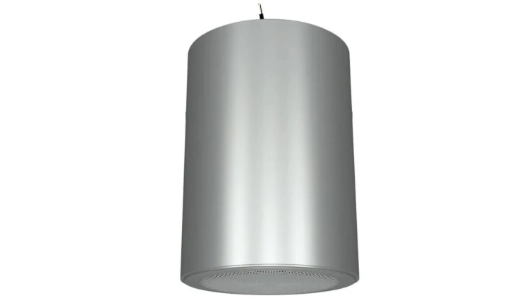 Projektor dźwięku zwieszany srebrny, aluminiowy, pełnopasmowy PA RL-5