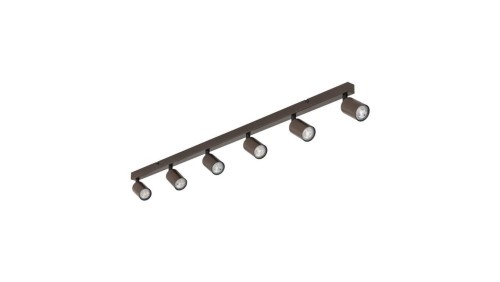 Lampa sufitowa brązowa 127cm 6xGU10 TOP 6183 TK Lighting